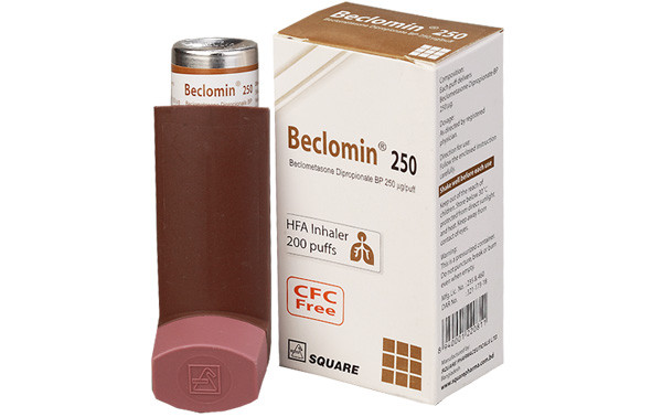 Beclomin Metered-Dose Inhaler (MDI), Beclomethasone Dipropionate 250 mcg/puff