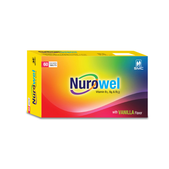 Nurowel Tablet, Vitamin B1, B6 & B12 100 mg+200 mg+200 mcg