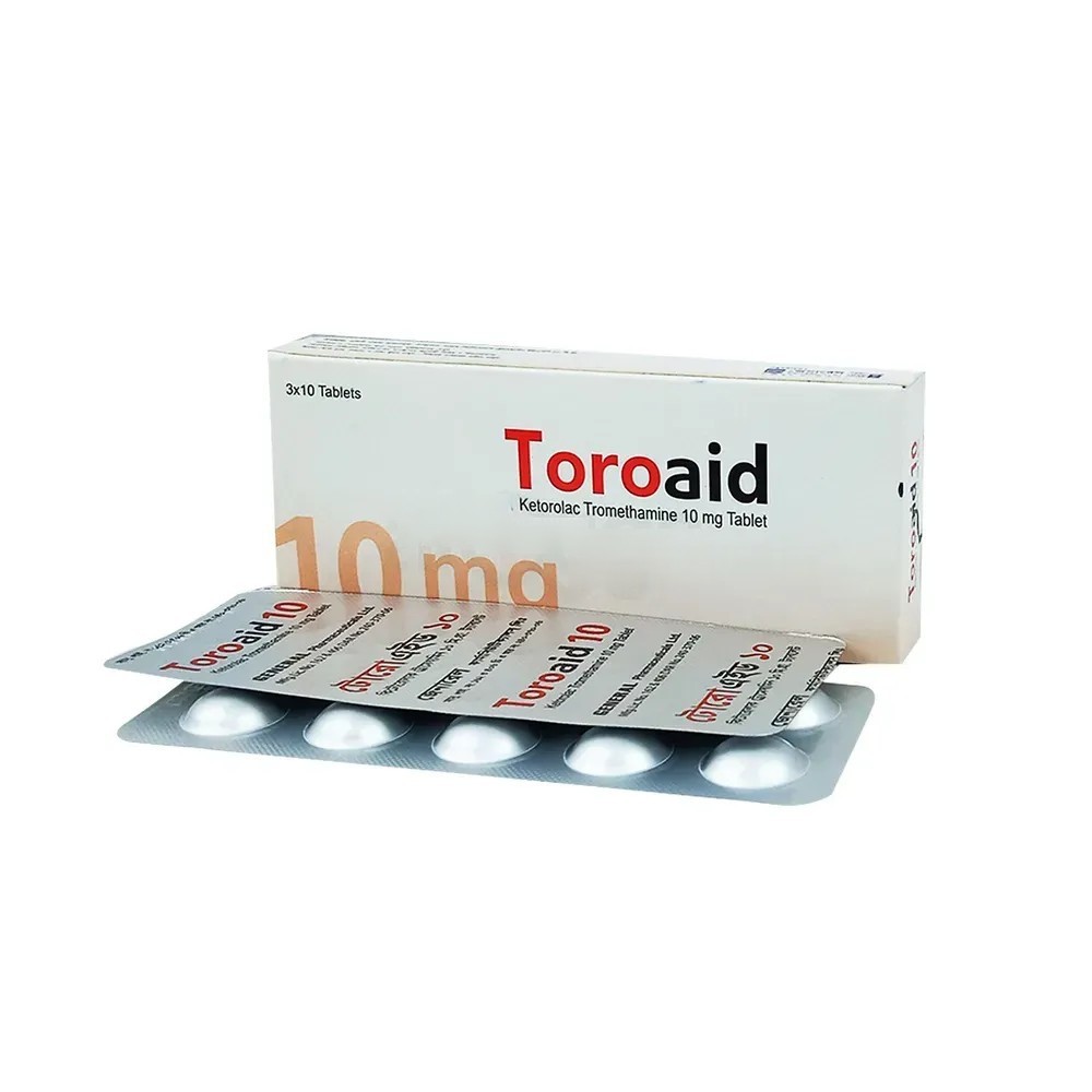 Toroaid Tablet, Ketorolac Tromethamine 10 mg