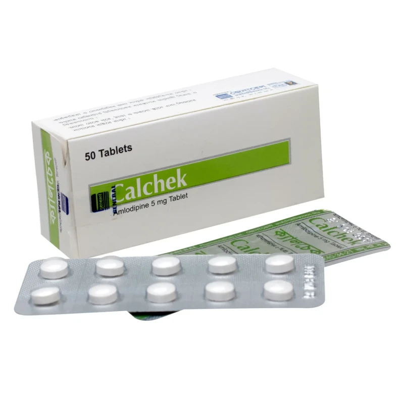 Calchek Tablet, Amlodipine Besilate 5 mg