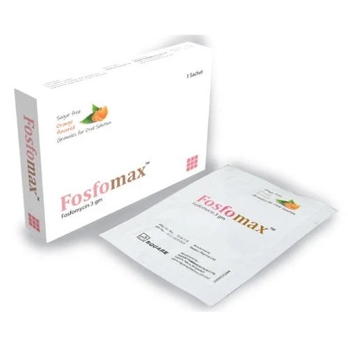 Fosfomax Oral Powder 3gm,  Fosfomycin Trometamol 3 gm/sachet