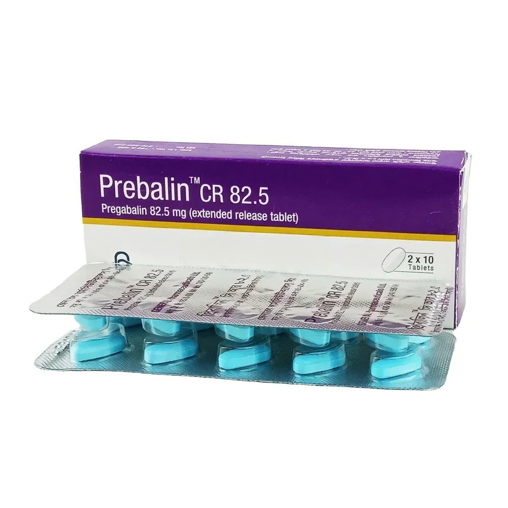 Prebalin CR Tablet (Extended Release), Pregabalin 82.5 mg