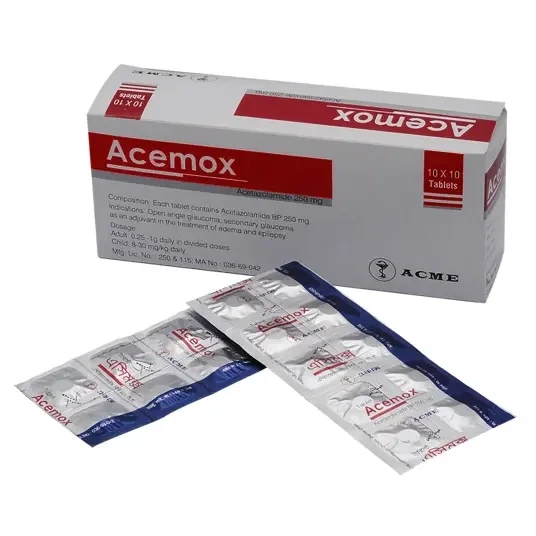 Acemox Tablet, Acetazolamide 250 mg