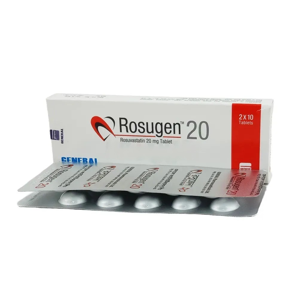 Rosugen Tablet, Rosuvastatin Calcium 20 mg