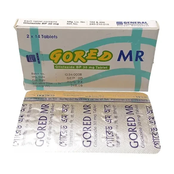 Gored MR Tablet (Modified Release), Gliclazide 30 mg