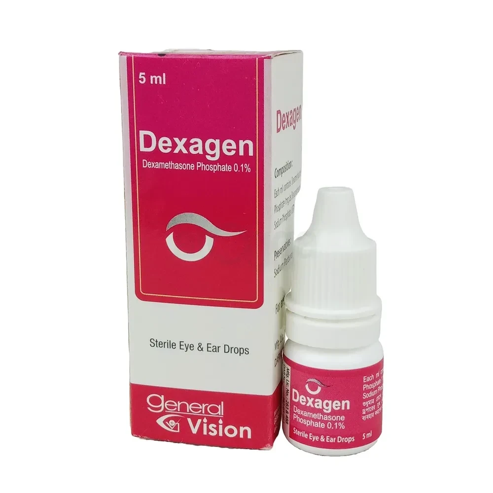 Dexagen Ophthalmic Solution 5 ml drop, Dexamethasone 0.1%