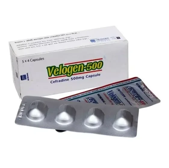 Velogen Capsule, Cephradine 500 mg