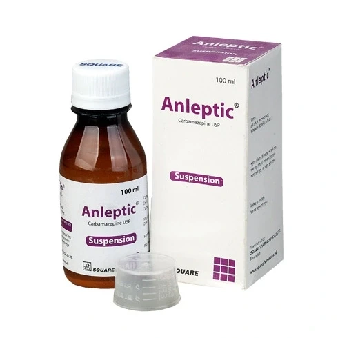Anleptic Oral Suspension 100 ML,  Carbamazepine 100 mg/5 ml