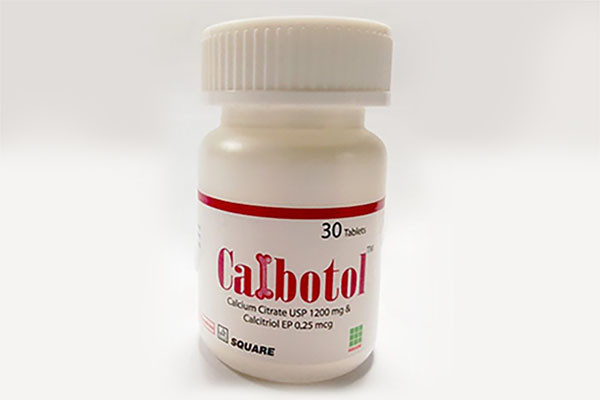 Calbotol Tablet, Calcium Citrate + Calcitriol 1200 mg+0.25 mcg