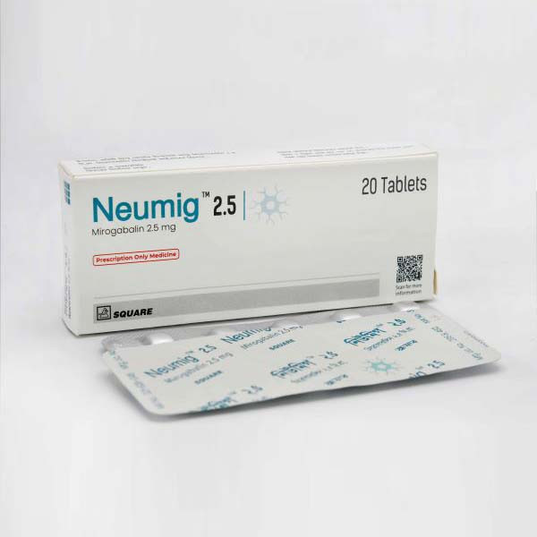 Neumig Tablet, Mirogabalin Besylate 2.5 mg