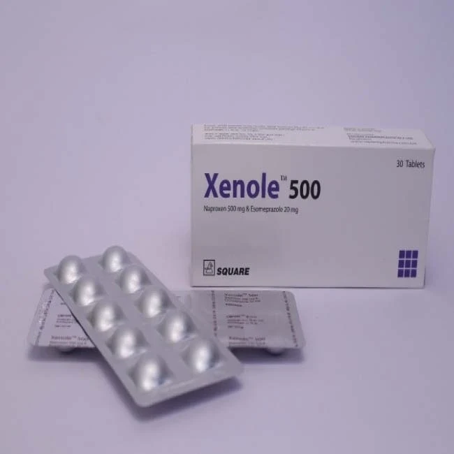 Xenole Tablet (Delayed Release), Naproxen Sodium + Esomeprazole Magnesium 500 mg+20 mg