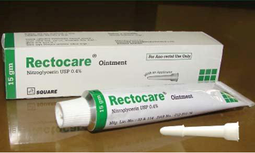 Rectocare Ointment 15gm, Nitroglycerin 0.4%