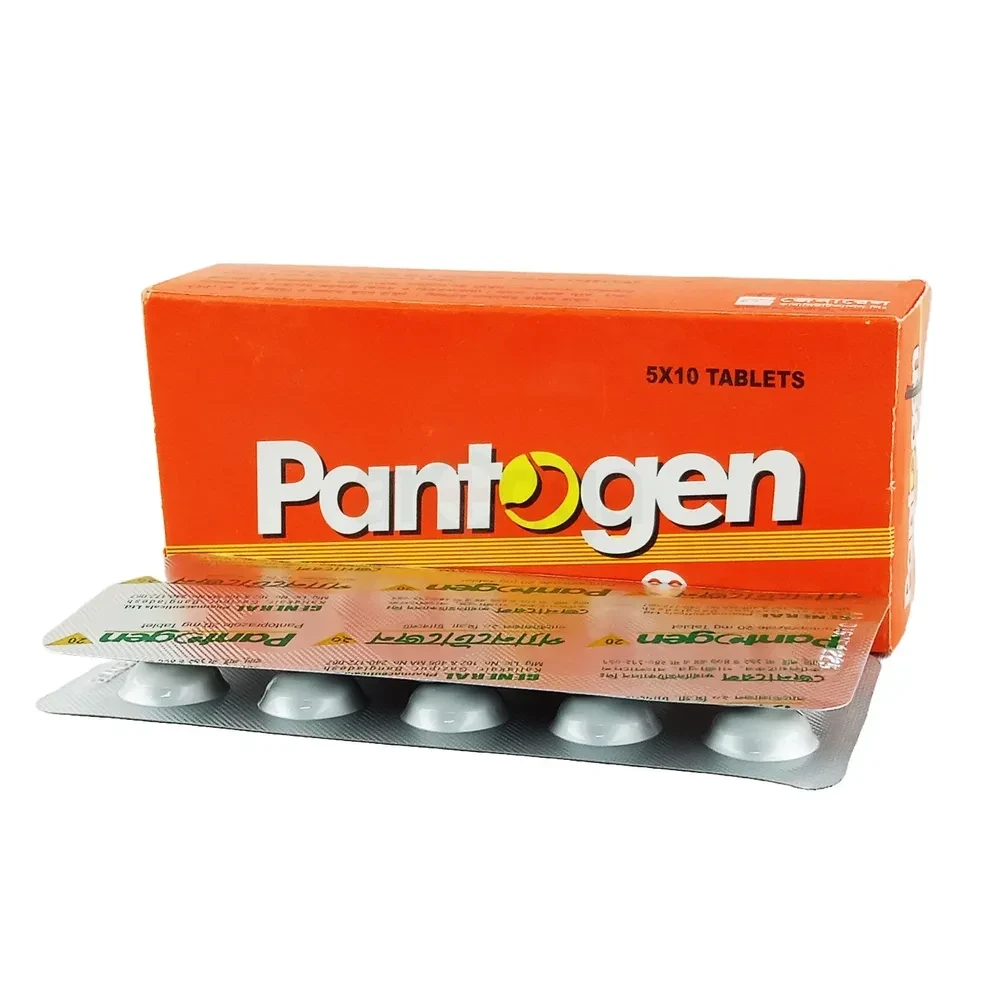 Pantogen Tablet (Enteric Coated), Pantoprazole Sodium 20 mg