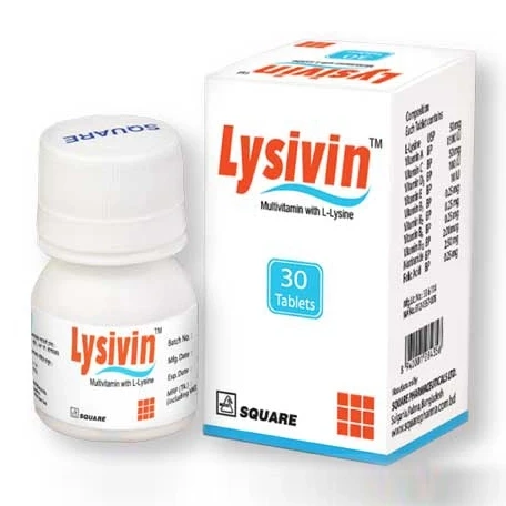 Lysivin Tablet, Multivitamin + L-Lysine