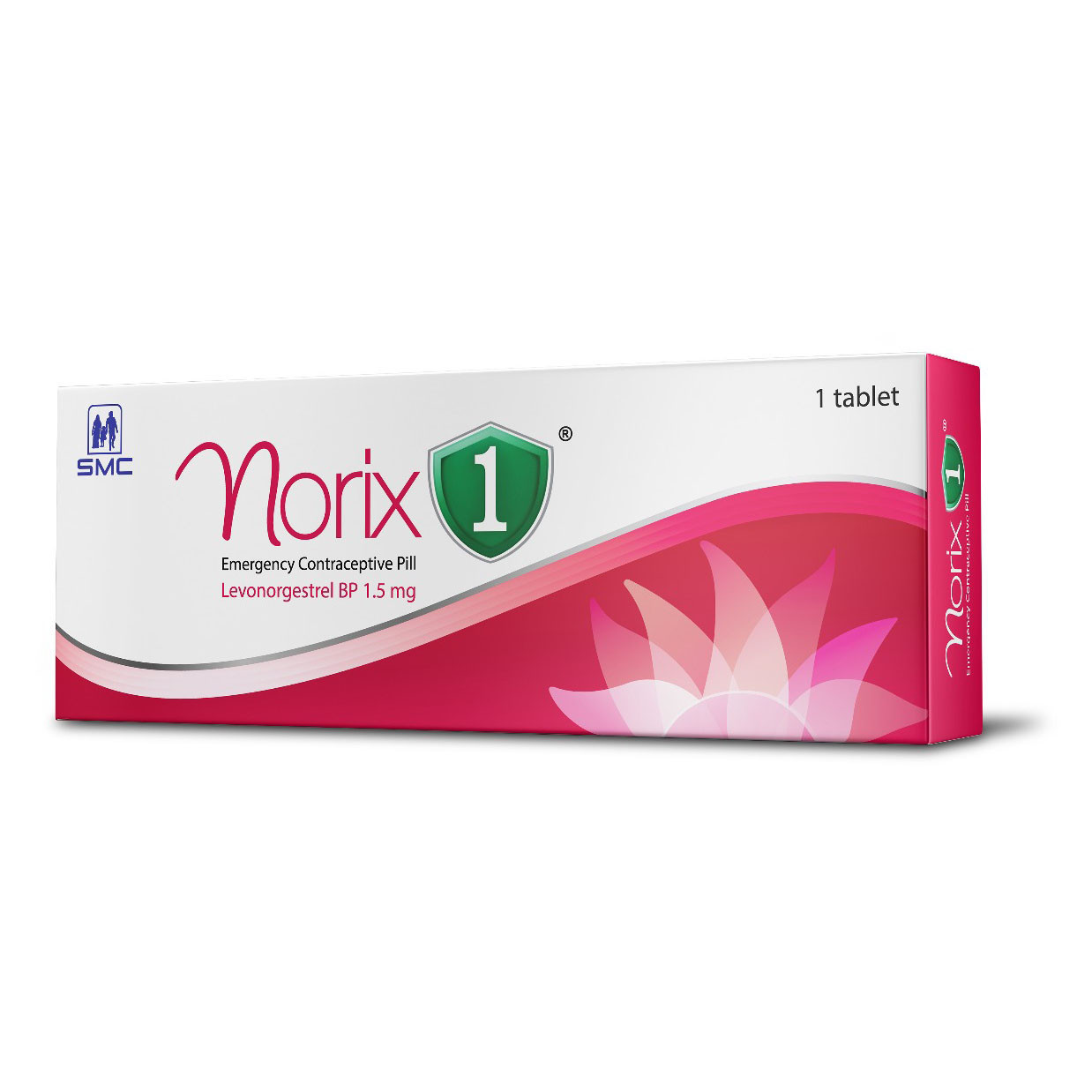 Norix 1 Tablet, Levonorgestrel [Emergency contraceptive pill] 1.5 mg
