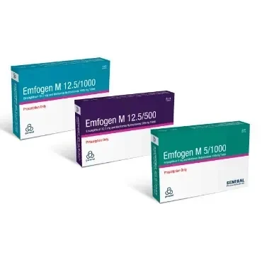 Emfogen M Tablet, Empagliflozin + Metformin Hydrochloride 5 mg+1000 mg