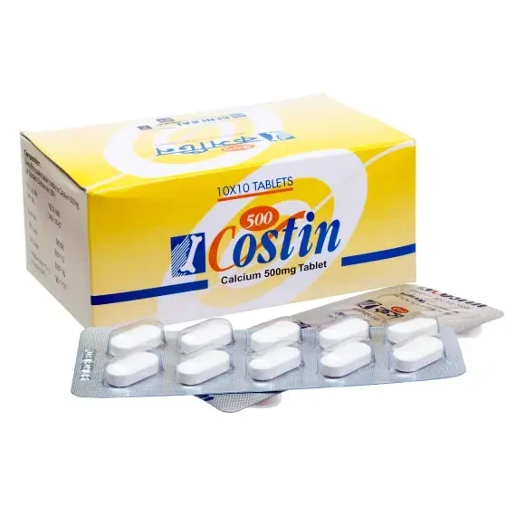 Costin Tablet, Calcium Carbonate 500 mg
