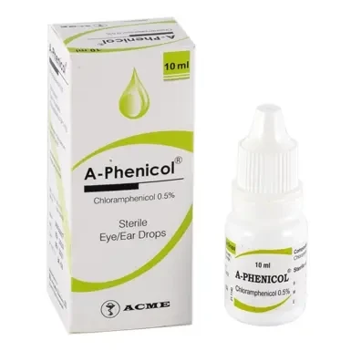 A-Phenicol Ophthalmic Solution 10 ml drop, Chloramphenicol 0.5%