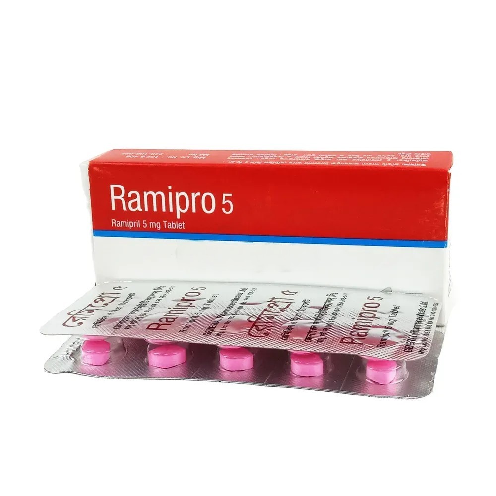 Ramipro Tablet, Ramipril 5 mg