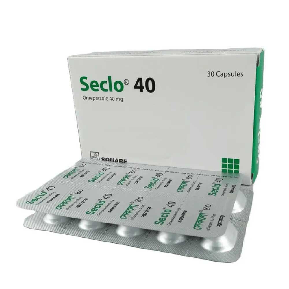 Seclo Capsule (Enteric Coated), Omeprazole 40 mg