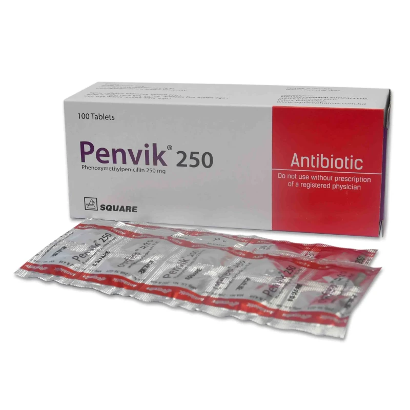 Penvik Tablet, Phenoxymethyl Penicillin [Penicillin V] 250 mg