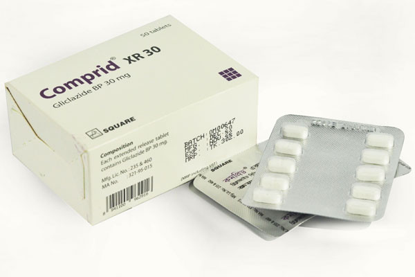 Comprid XR Tablet (Extended Release), Gliclazide 30 mg