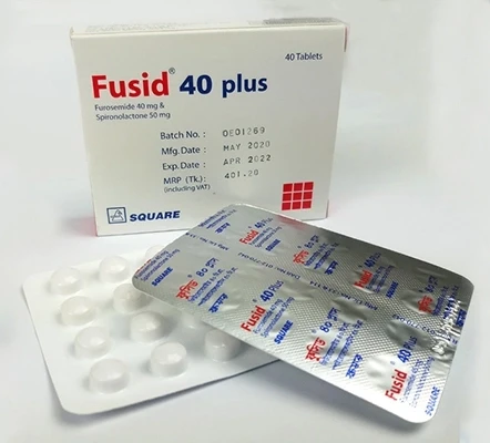 Fusid Plus Tablet, Furosemide + Spironolactone 40 mg+50 mg
