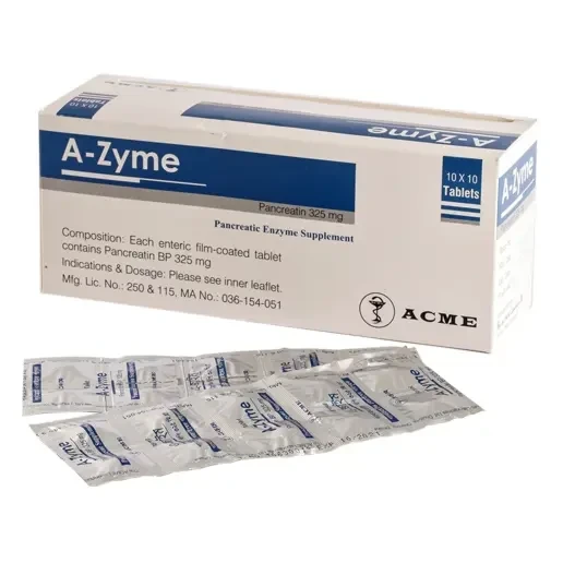 A-Zyme Tablet, Pancreatin 325 mg