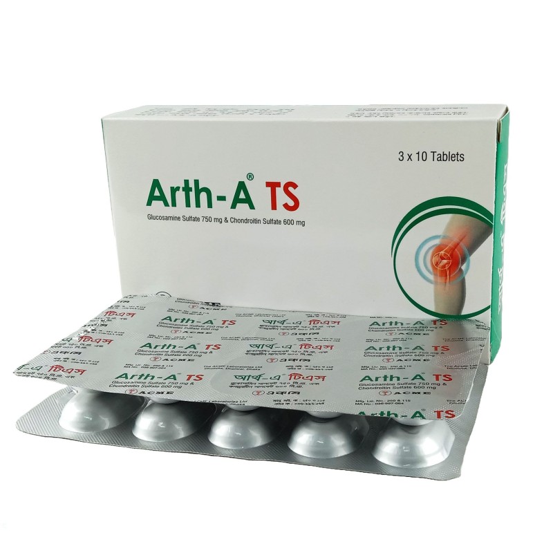 Arth-A TS Table, Glucosamine Sulfate + Chondroitin 750 mg+600 mg