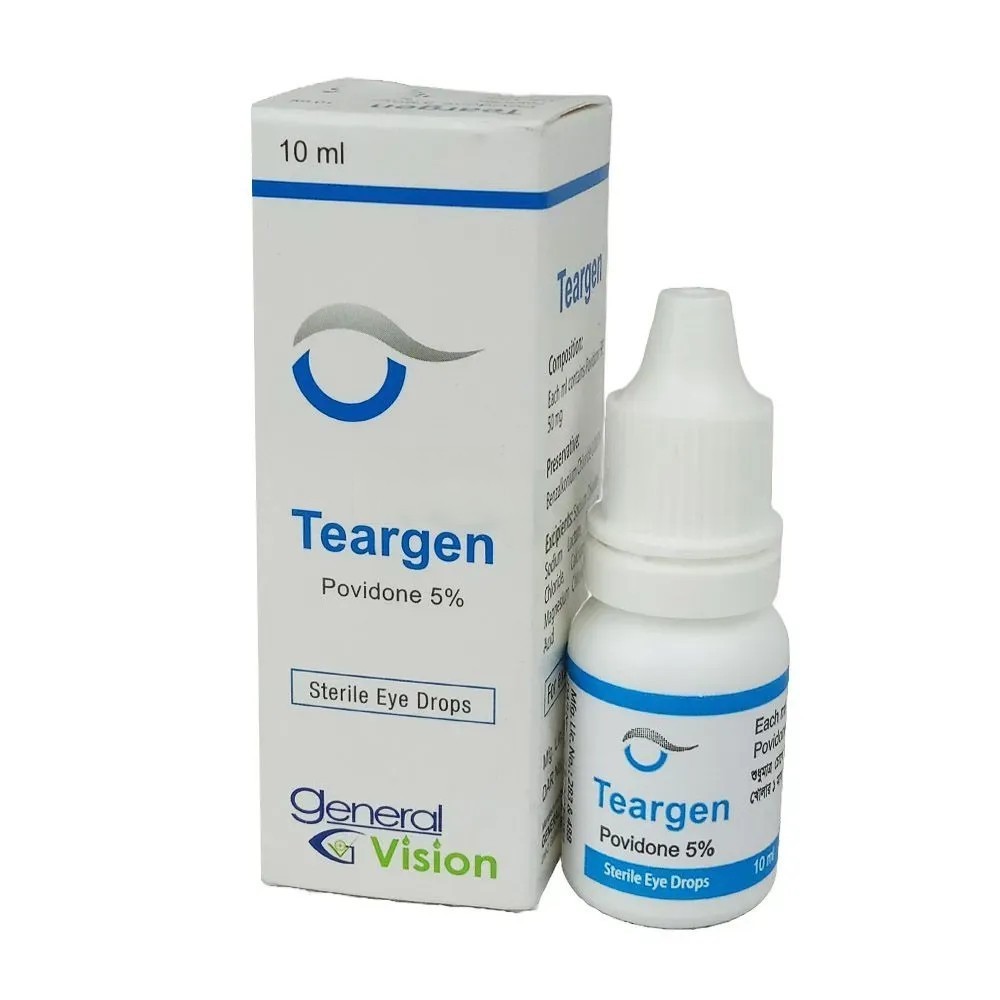 Teargen Ophthalmic Solution 10 ml drop, Povidone Iodine 5% v/v