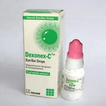 Dexonex-C Ophthalmic Solution, Dexamethasone + Chloramphenicol 0.1%+0.5%