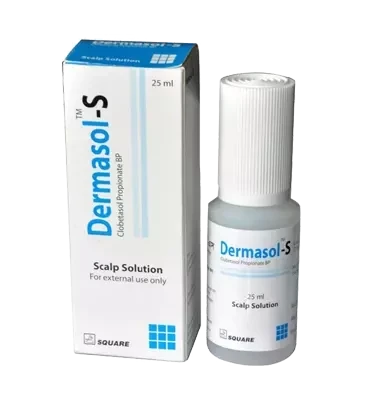 Dermasol-S Scalp Solution, Clobetasol Propionate 0.05%, 25ml bottle