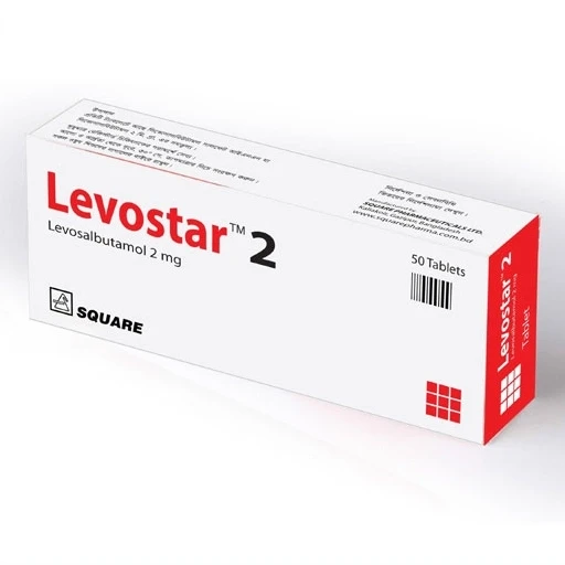 Levostar Tablet, Levosalbutamol 2 mg