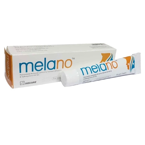 Melano Cream 30gm, Fluocinolone Acetonide + Hydroquinone + Tretinoin 0.01%+4%+0.05%