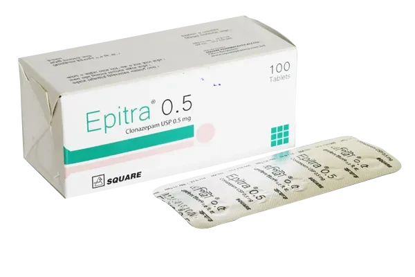 Epitra Tablet, Clonazepam 0.5 mg
