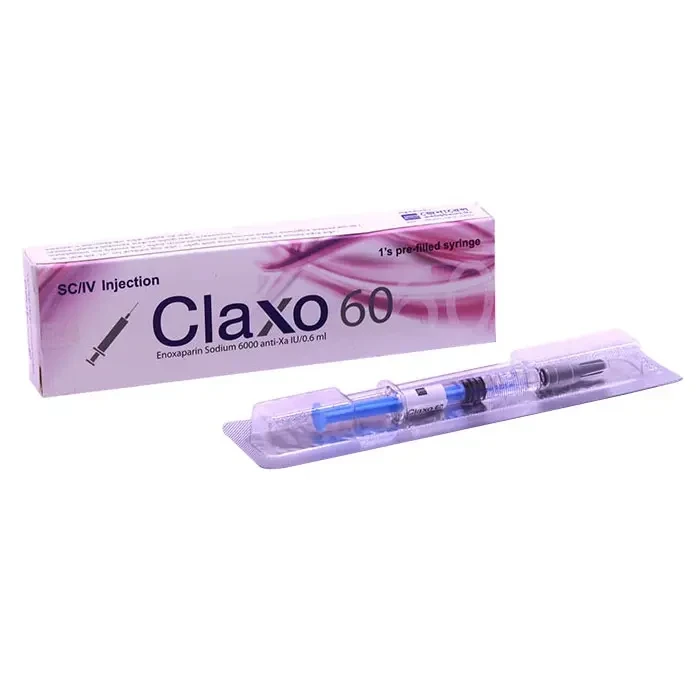 Claxo SC Injection, Enoxaparin Sodium 6000 Anti-Xa IU/0.6 ml