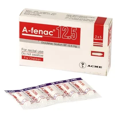 A-Fenac Suppository, Diclofenac Sodium 12.5 mg