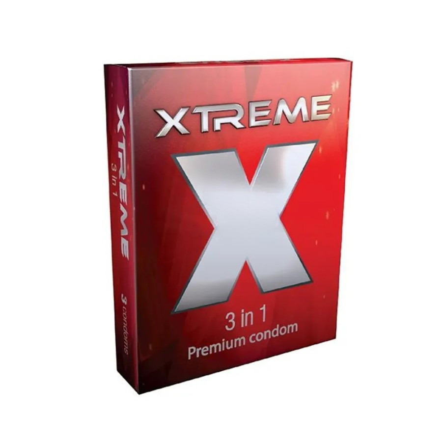 Xtreme 3 in 1 Condom, Latex condom [Xtreme]