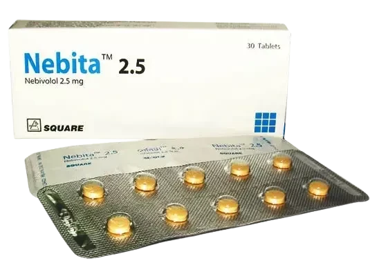 Nebita Tablet, Nebivolol Hydrochloride 2.5 mg
