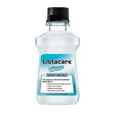 Listacare Whitening Plus Mouthwash 120 ml bottle, Sodium Fluoride 0.022%