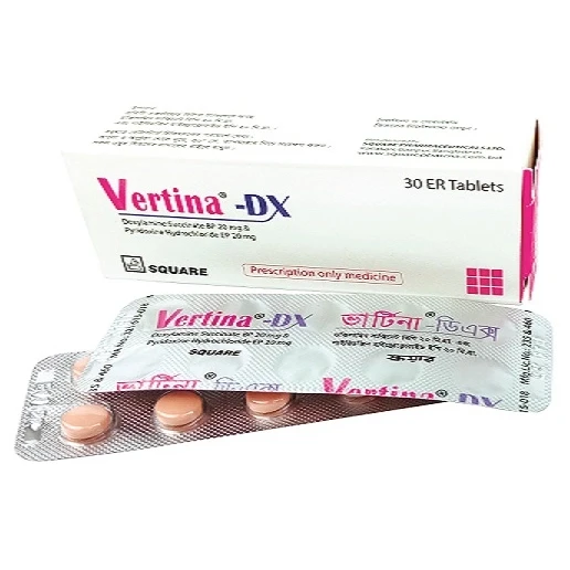 Vertina-DX Tablet (Extended Release), Pyridoxine Hydrochloride + Doxylamine Succinate 20 mg+20 mg