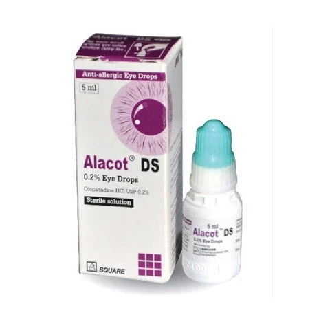 Alacot DS Ophthalmic Solution,  Olopatadine Hydrochloride 0.2%, 5 ML DROP