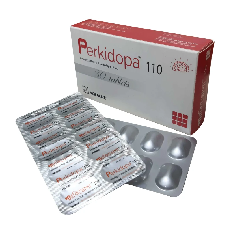 Perkidopa Tablet, Levodopa + Carbidopa 100 mg+10 mg