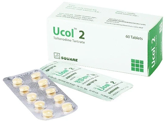 Ucol Tablet, Tolterodine Tartrate 2 mg