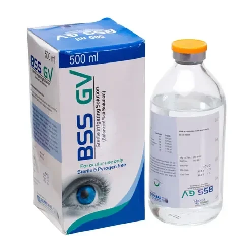 BSS GV Irrigation Solution 500 ml bottle, Balanced Salt Solution