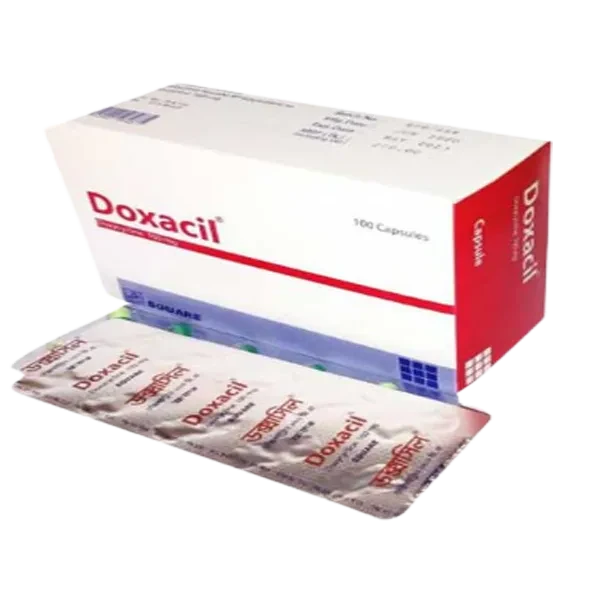 Doxacil Capsule, Doxycycline Hydrochloride 100 mg