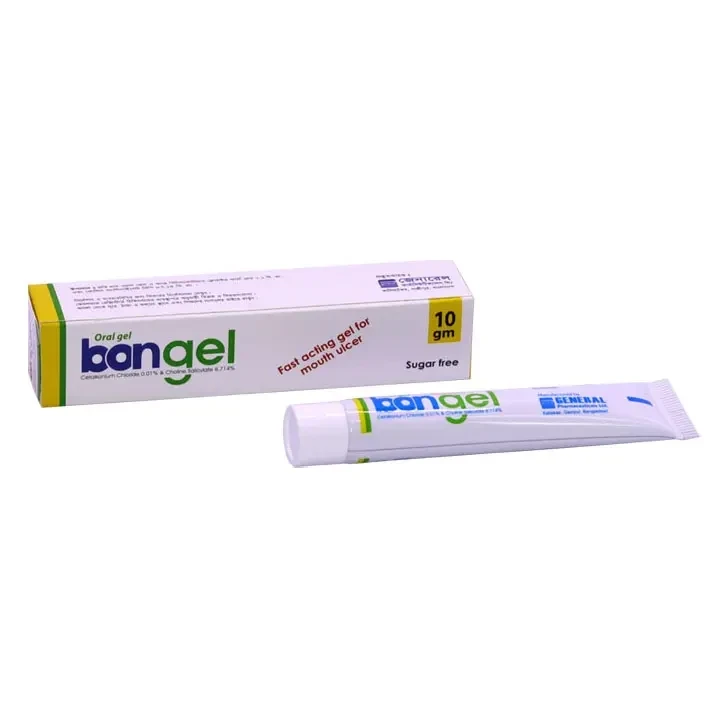 Bongel Oral Gel 10 gm tube, Cetalkonium Chloride + Choline Salicylate 0.01%+8.714%