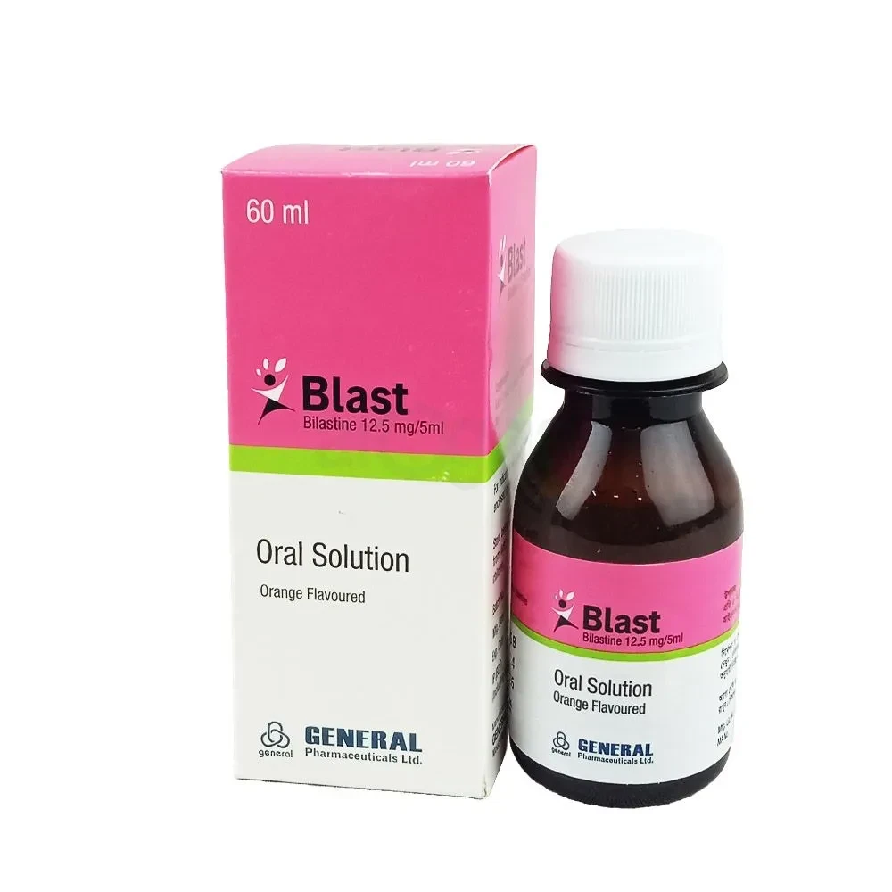 Blast Oral Solution 60 ml bottle, Bilastine 12.5 mg/5 ml