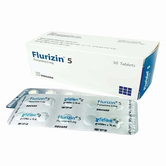Flurizin Tablet, Flunarizine 5 mg