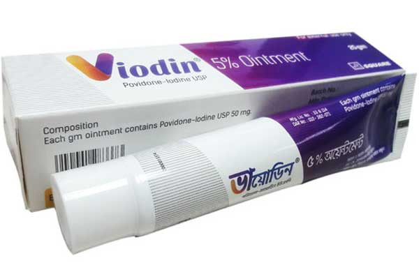 Viodin Ointment 25 gm tube, Povidone Iodine 5% w/w